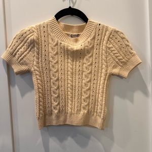 Feee people mini cropped sweater